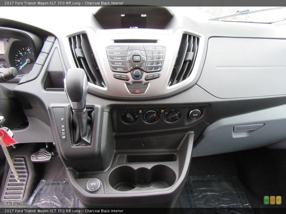 Charcoal Black Interior Controls for the 2017 Ford Transit Wagon XLT 350 MR Long #116878129