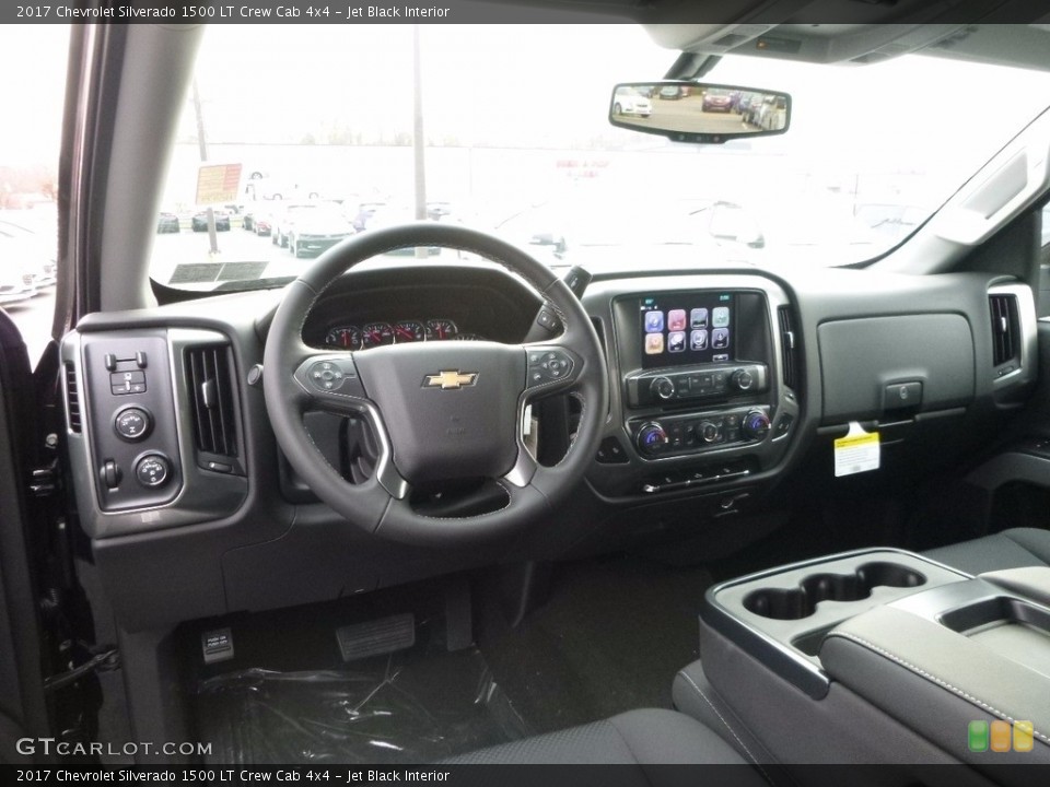 Jet Black Interior Prime Interior for the 2017 Chevrolet Silverado 1500 LT Crew Cab 4x4 #116878718