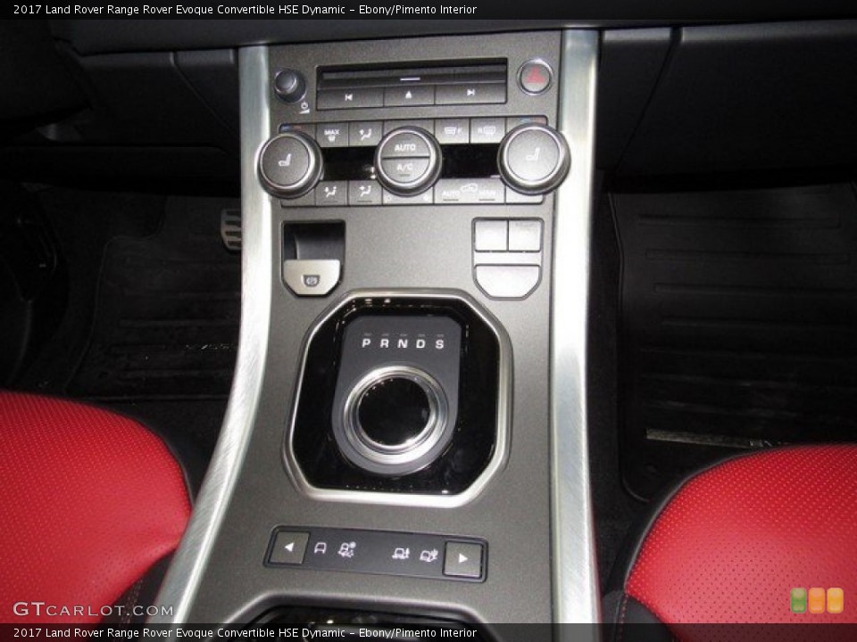 Ebony/Pimento Interior Transmission for the 2017 Land Rover Range Rover Evoque Convertible HSE Dynamic #116881931