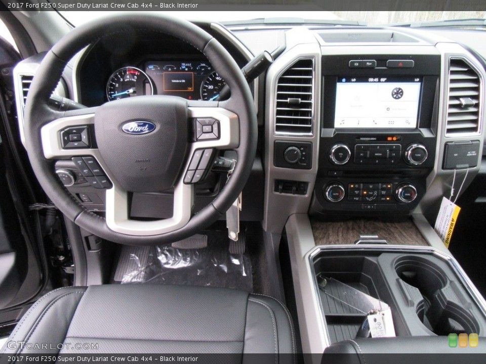 Black Interior Dashboard for the 2017 Ford F250 Super Duty Lariat Crew Cab 4x4 #116884790