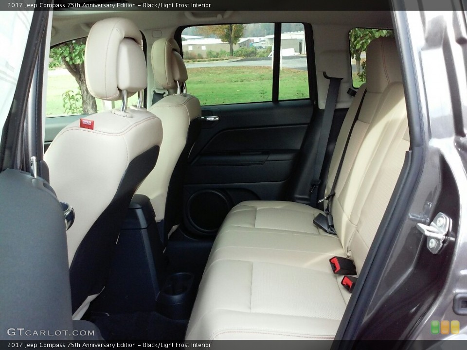 Black/Light Frost Interior Rear Seat for the 2017 Jeep Compass 75th Anniversary Edition #116885138