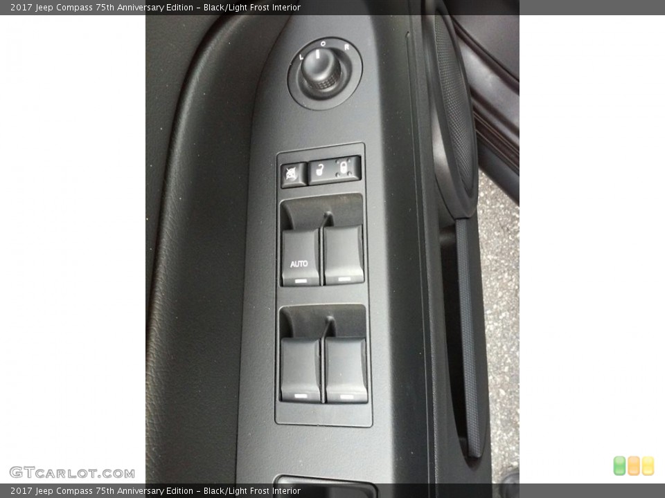 Black/Light Frost Interior Controls for the 2017 Jeep Compass 75th Anniversary Edition #116885252