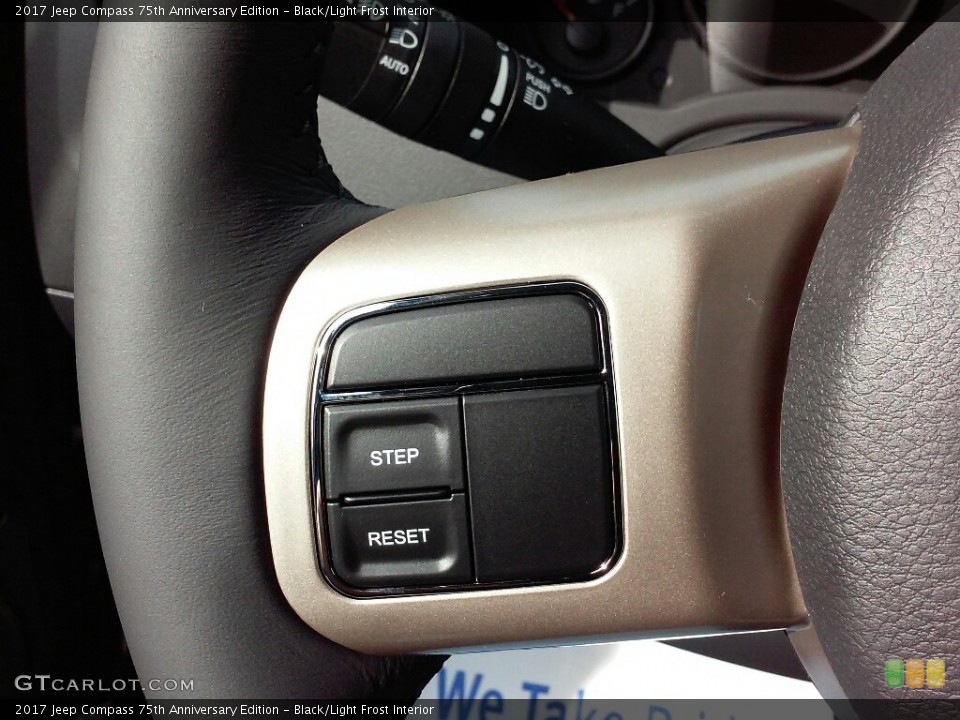 Black/Light Frost Interior Controls for the 2017 Jeep Compass 75th Anniversary Edition #116885282