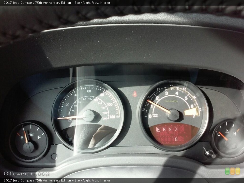 Black/Light Frost Interior Gauges for the 2017 Jeep Compass 75th Anniversary Edition #116885336