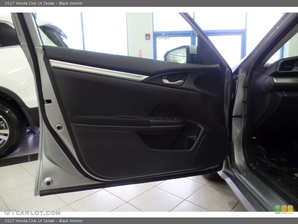 Black Interior Door Panel for the 2017 Honda Civic LX Sedan #116885915