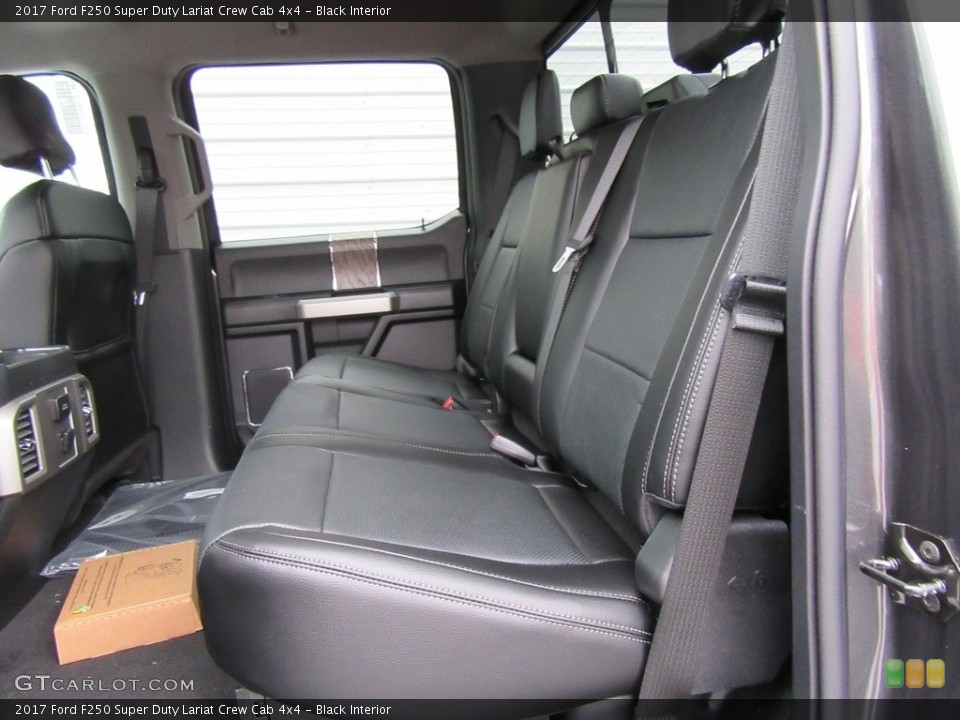 Black Interior Rear Seat for the 2017 Ford F250 Super Duty Lariat Crew Cab 4x4 #116886560