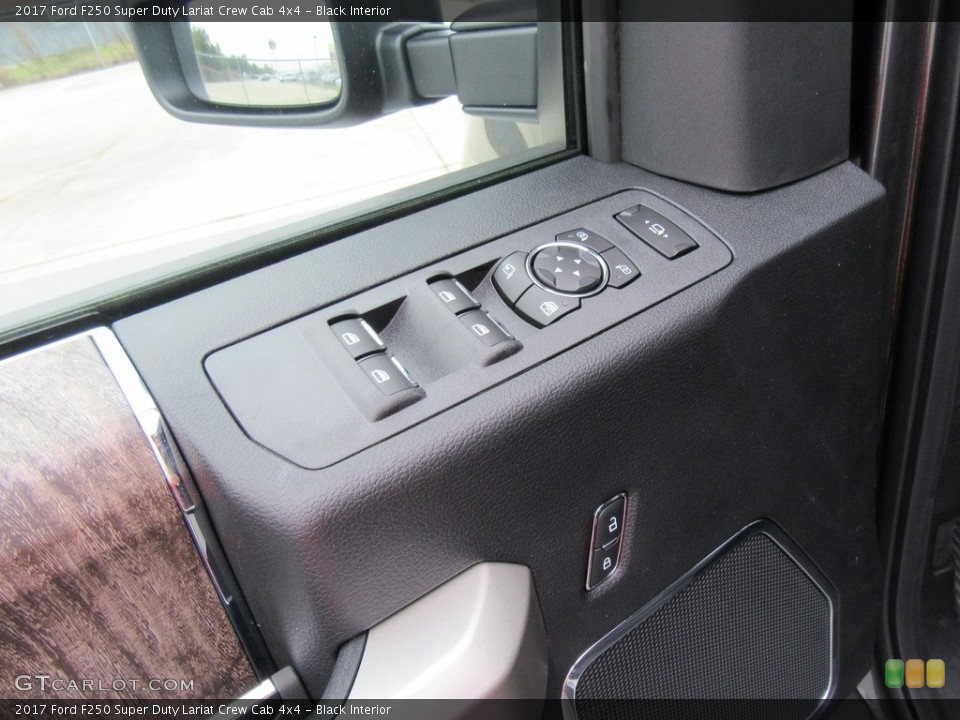 Black Interior Controls for the 2017 Ford F250 Super Duty Lariat Crew Cab 4x4 #116886614
