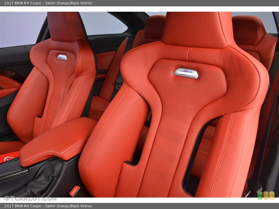 Sakhir Orange/Black Interior Front Seat for the 2017 BMW M4 Coupe #116886692