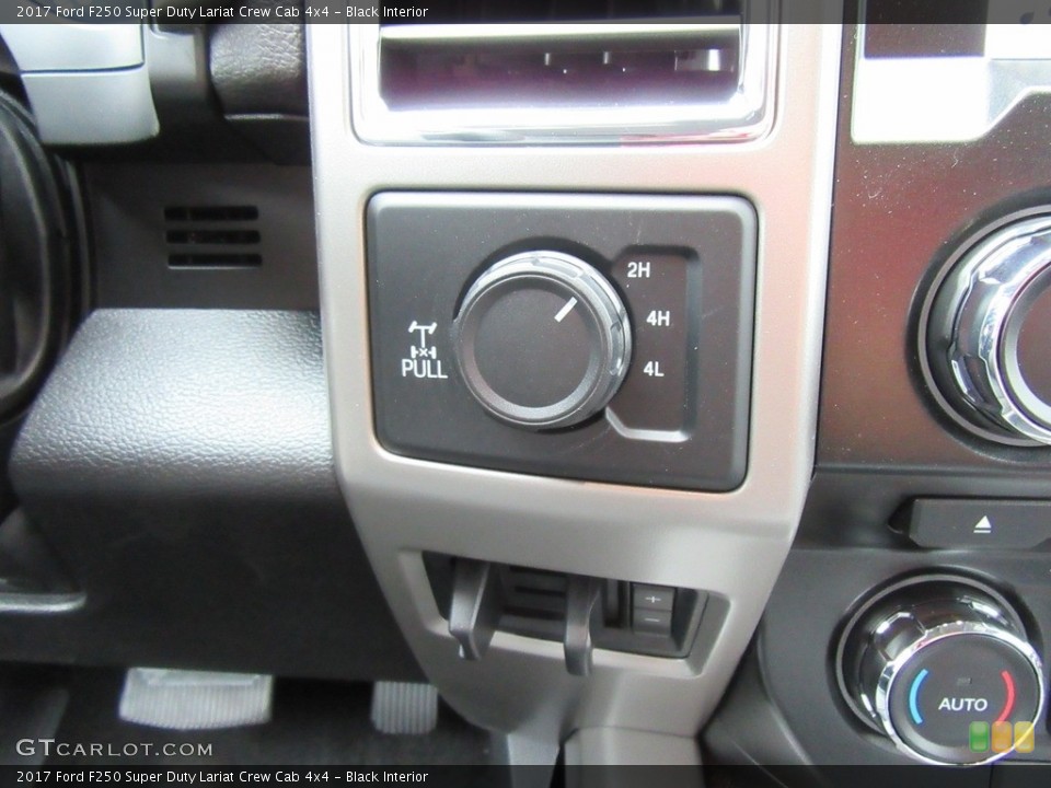 Black Interior Controls for the 2017 Ford F250 Super Duty Lariat Crew Cab 4x4 #116886857