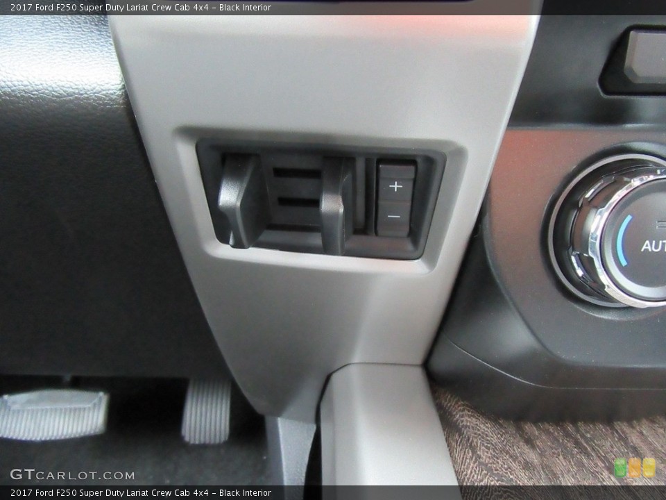 Black Interior Controls for the 2017 Ford F250 Super Duty Lariat Crew Cab 4x4 #116886887