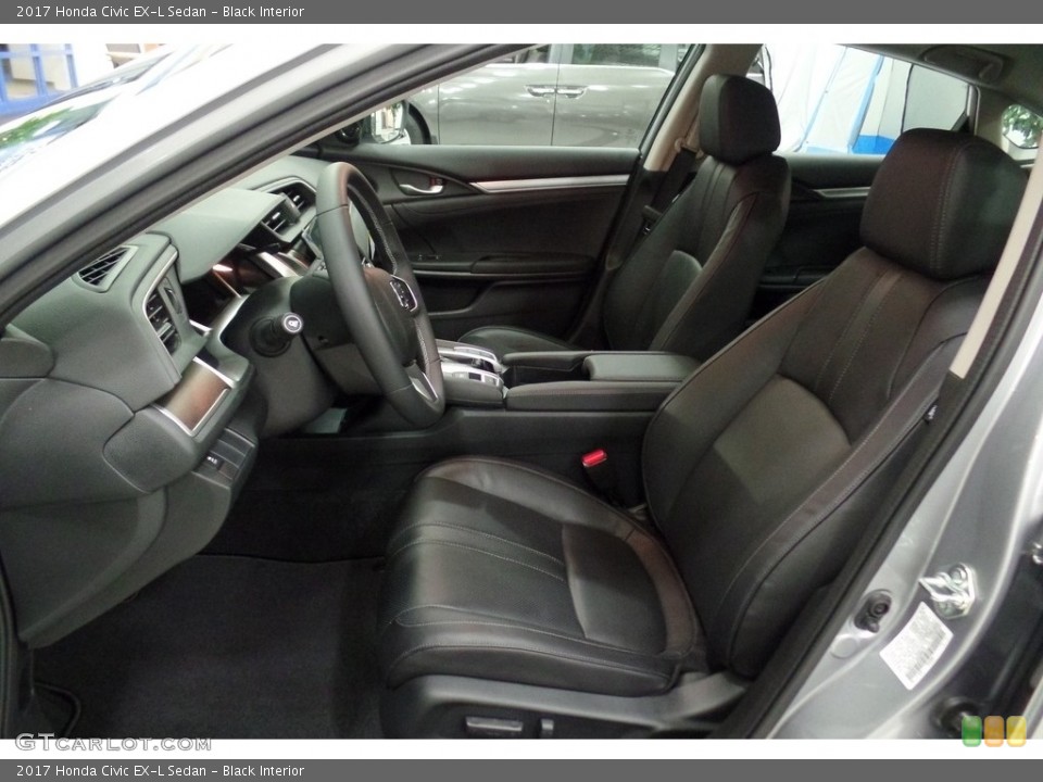Black Interior Photo for the 2017 Honda Civic EX-L Sedan #116887130