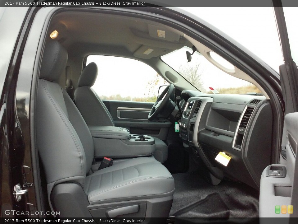 Black/Diesel Gray Interior Photo for the 2017 Ram 5500 Tradesman Regular Cab Chassis #116887145