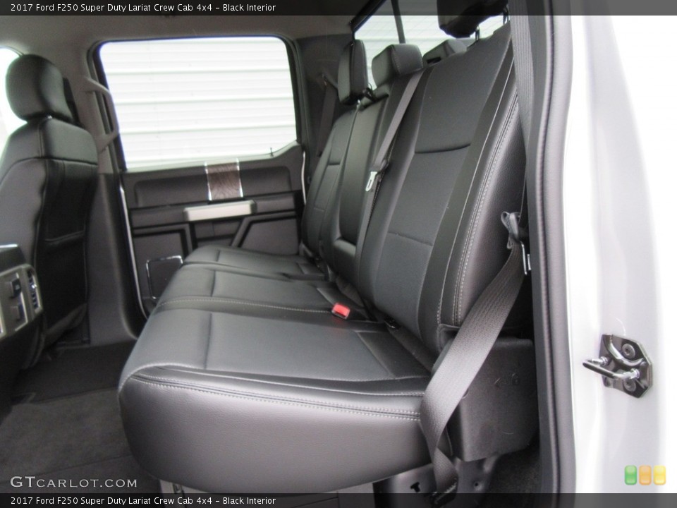 Black Interior Rear Seat for the 2017 Ford F250 Super Duty Lariat Crew Cab 4x4 #116887583