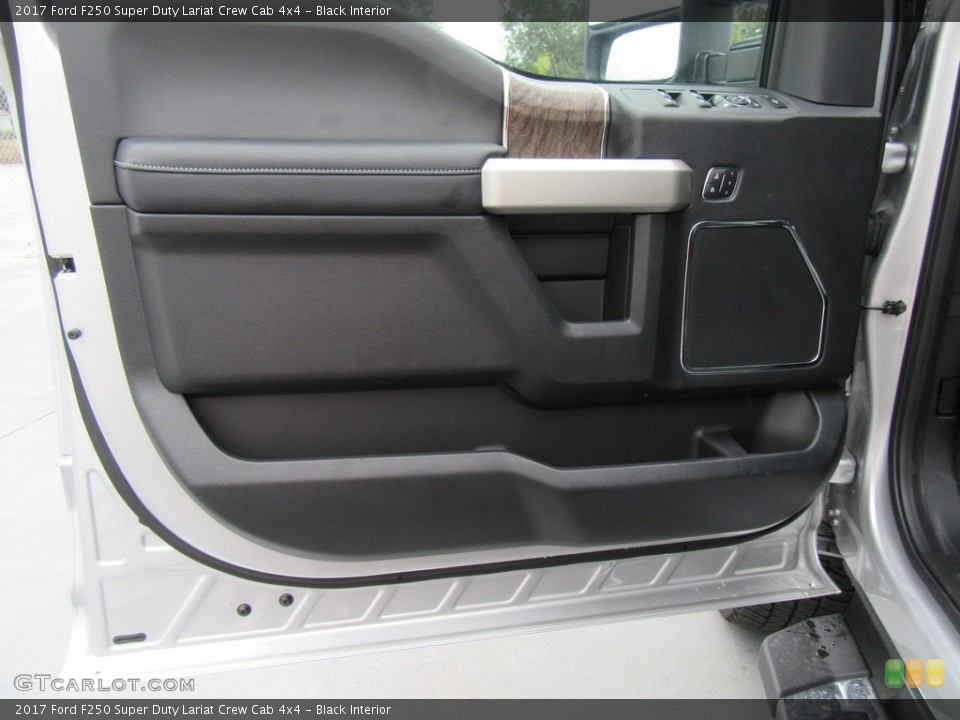 Black Interior Door Panel for the 2017 Ford F250 Super Duty Lariat Crew Cab 4x4 #116887613