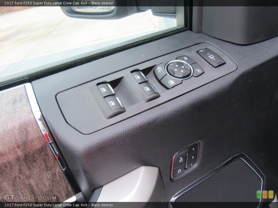 Black Interior Controls for the 2017 Ford F250 Super Duty Lariat Crew Cab 4x4 #116887640