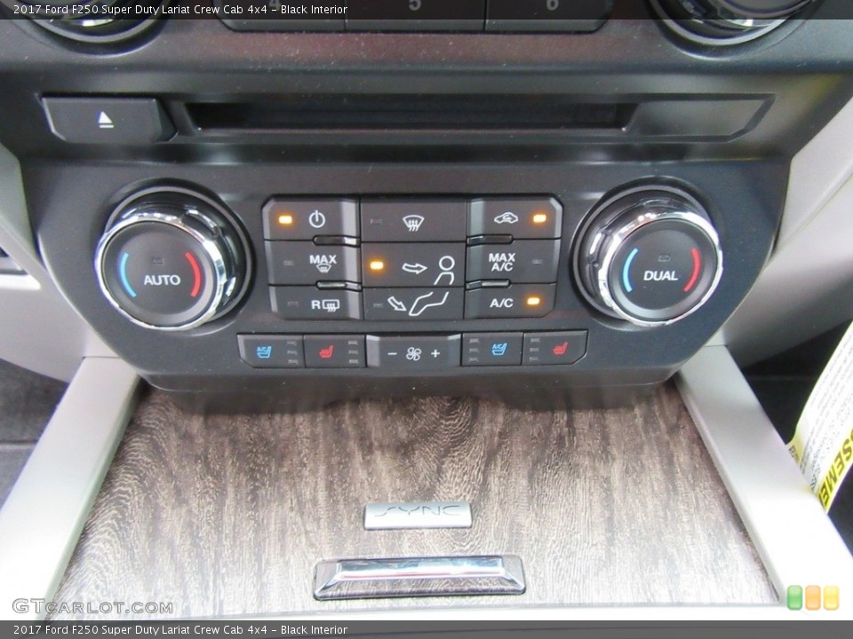 Black Interior Controls for the 2017 Ford F250 Super Duty Lariat Crew Cab 4x4 #116887835