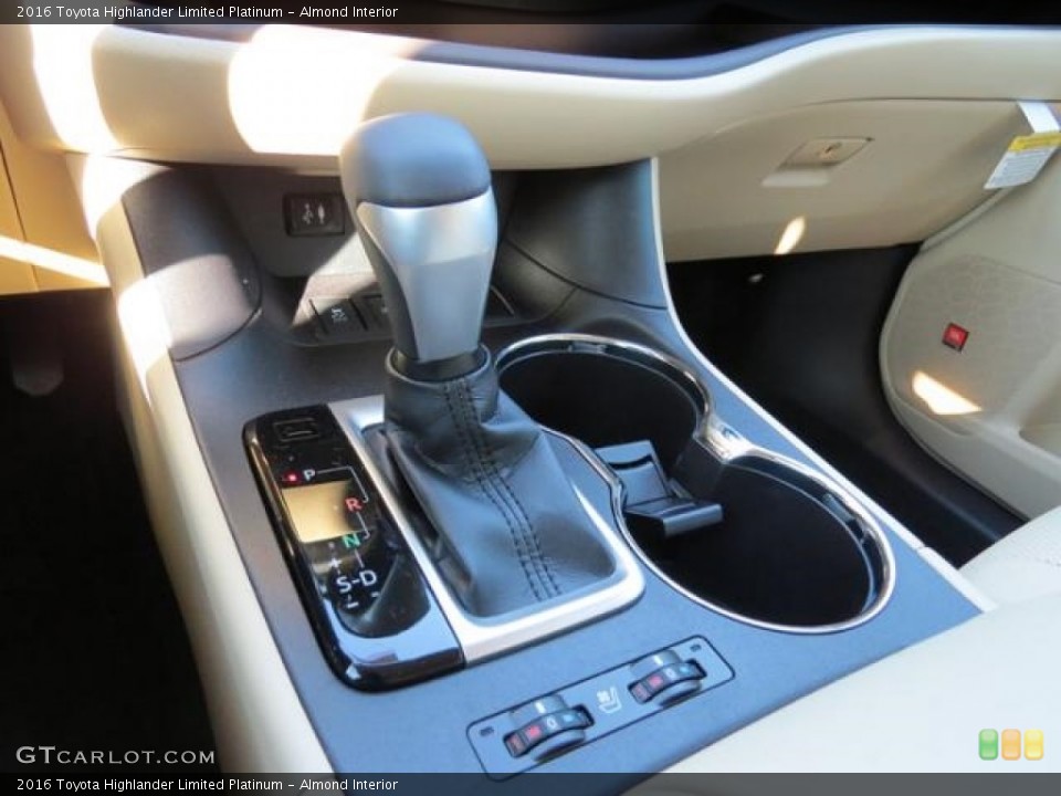 Almond Interior Transmission for the 2016 Toyota Highlander Limited Platinum #116887886