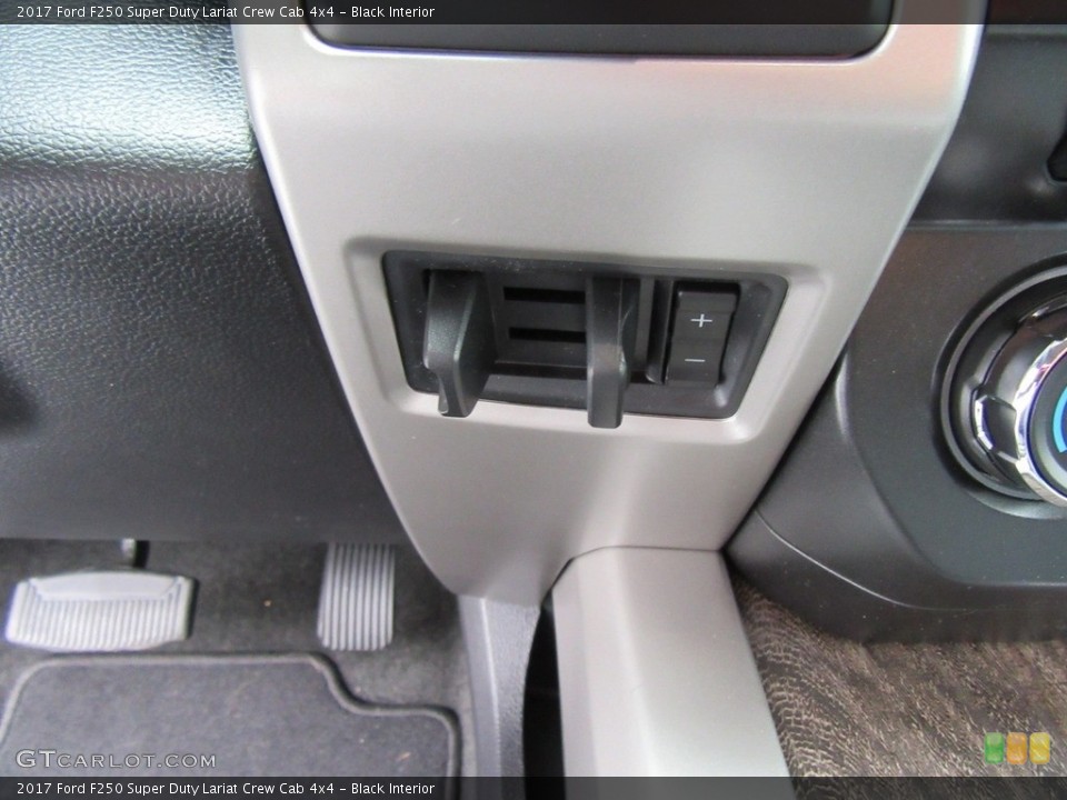 Black Interior Controls for the 2017 Ford F250 Super Duty Lariat Crew Cab 4x4 #116887895