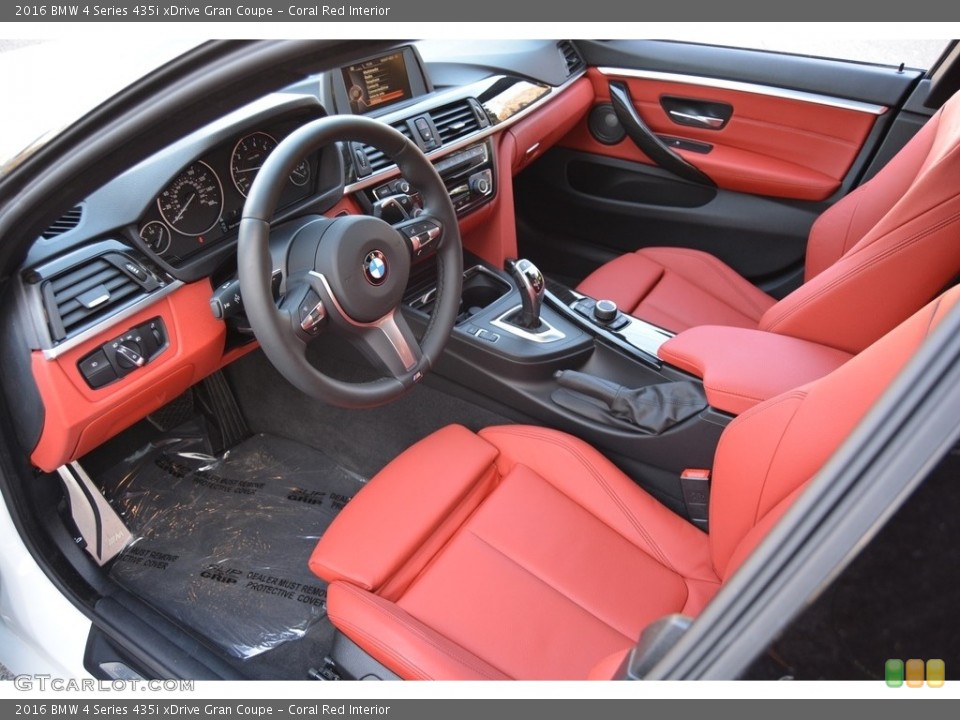Coral Red Interior Photo for the 2016 BMW 4 Series 435i xDrive Gran Coupe #116888489