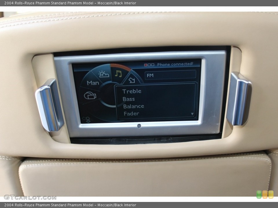 Moccasin/Black Interior Entertainment System for the 2004 Rolls-Royce Phantom  #116888555