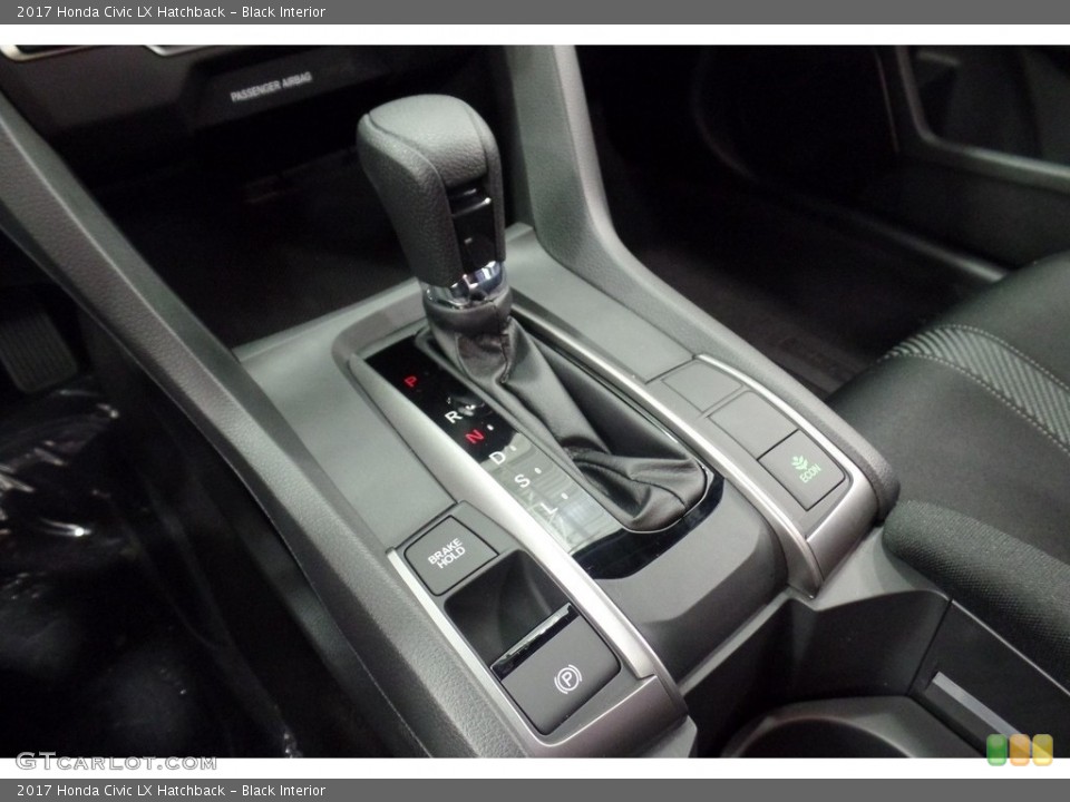 Black Interior Transmission for the 2017 Honda Civic LX Hatchback #116889542