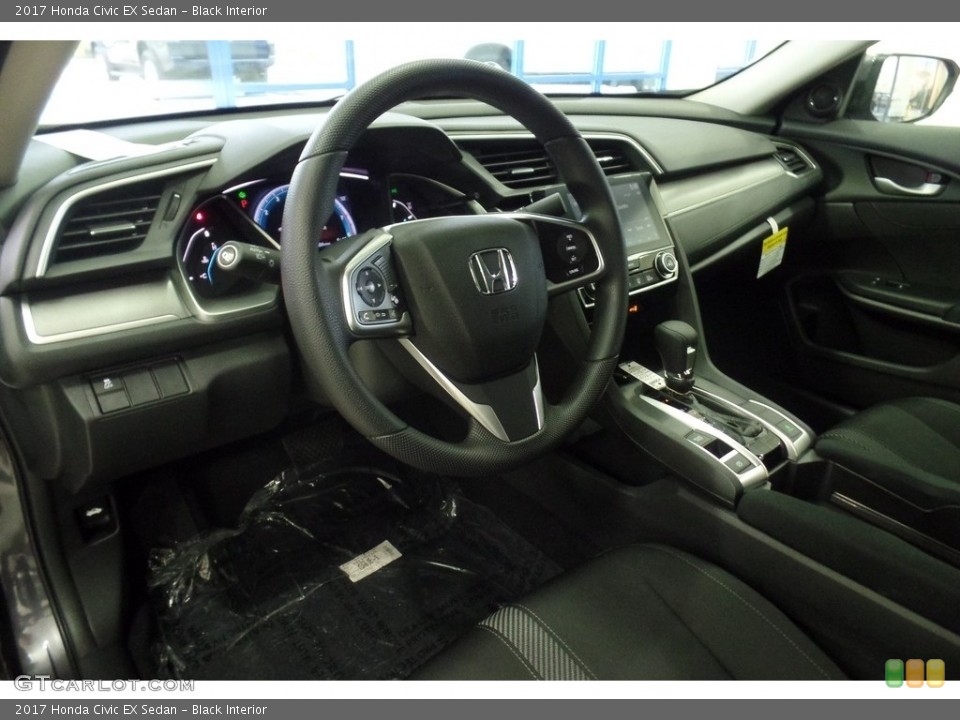 Black Interior Photo for the 2017 Honda Civic EX Sedan #116889701