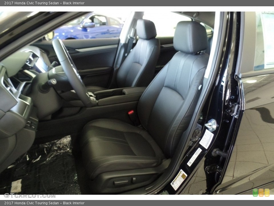 Black Interior Front Seat for the 2017 Honda Civic Touring Sedan #116892599