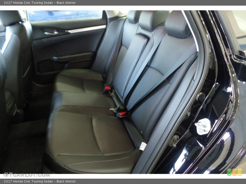 Black Interior Rear Seat for the 2017 Honda Civic Touring Sedan #116892617