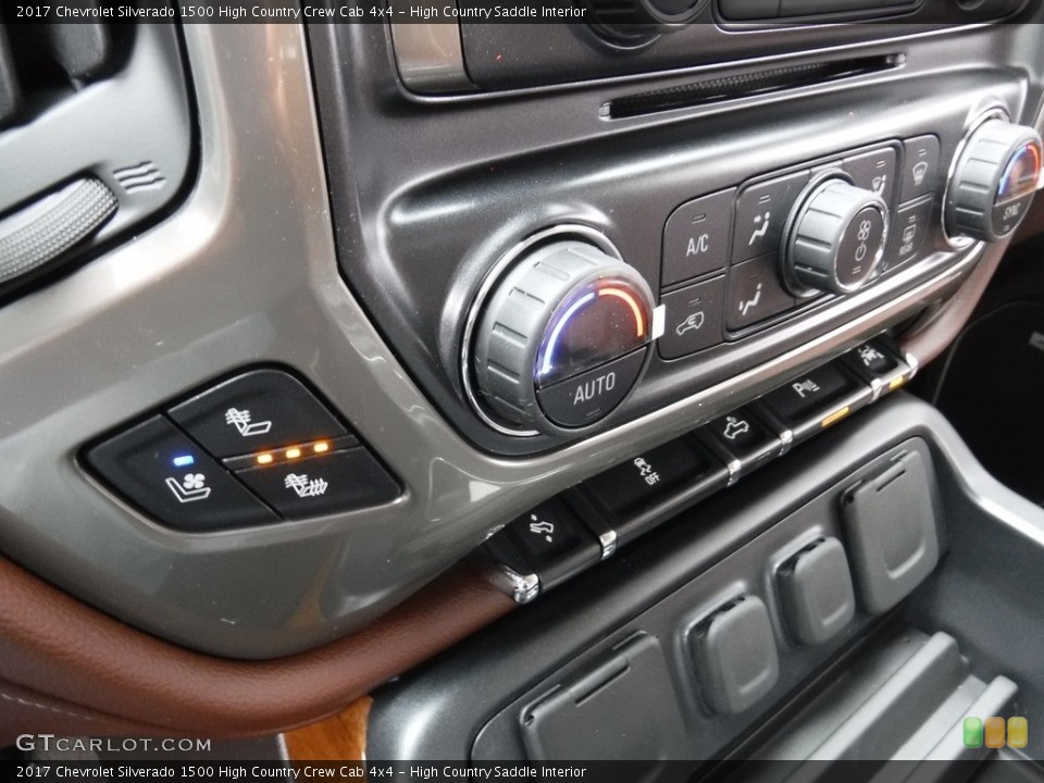 High Country Saddle Interior Controls for the 2017 Chevrolet Silverado 1500 High Country Crew Cab 4x4 #116893274
