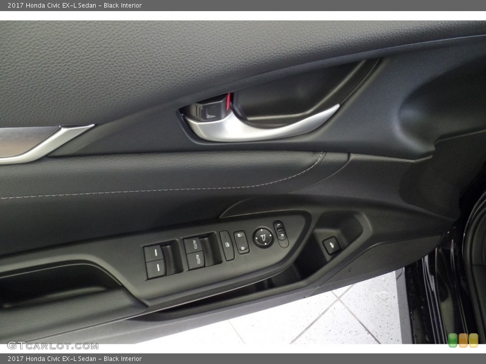 Black Interior Door Panel for the 2017 Honda Civic EX-L Sedan #116894531