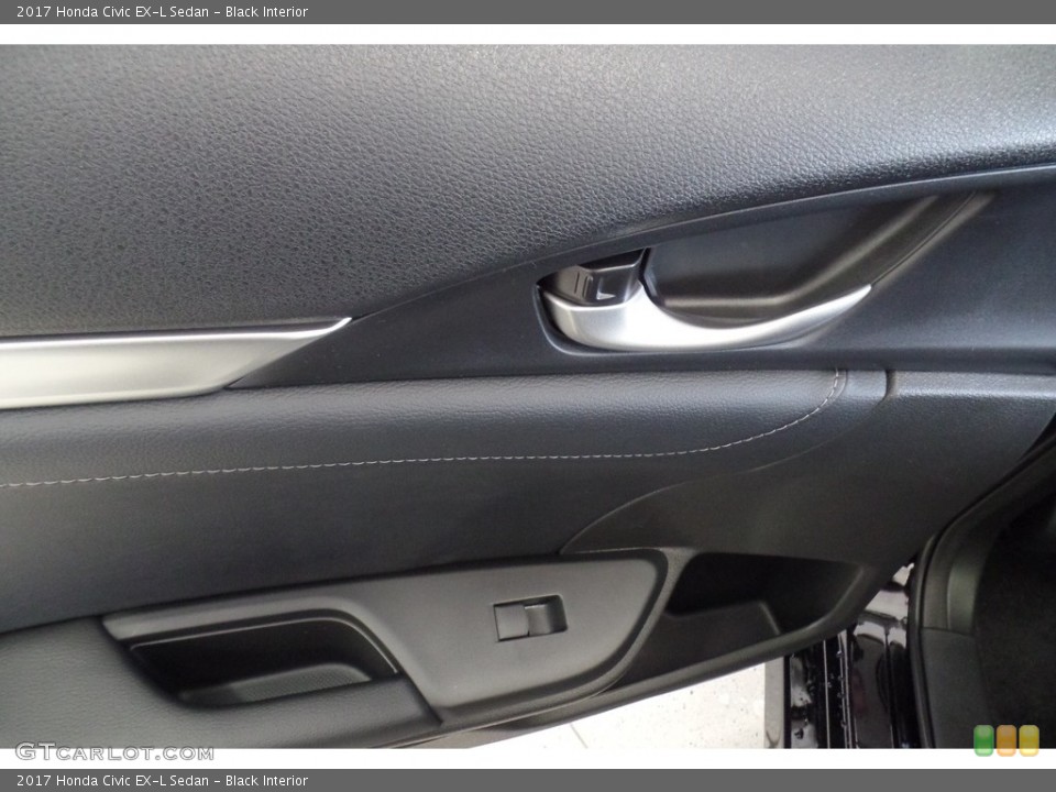 Black Interior Door Panel for the 2017 Honda Civic EX-L Sedan #116894546