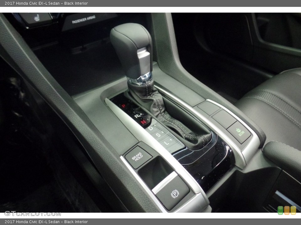 Black Interior Transmission for the 2017 Honda Civic EX-L Sedan #116894606
