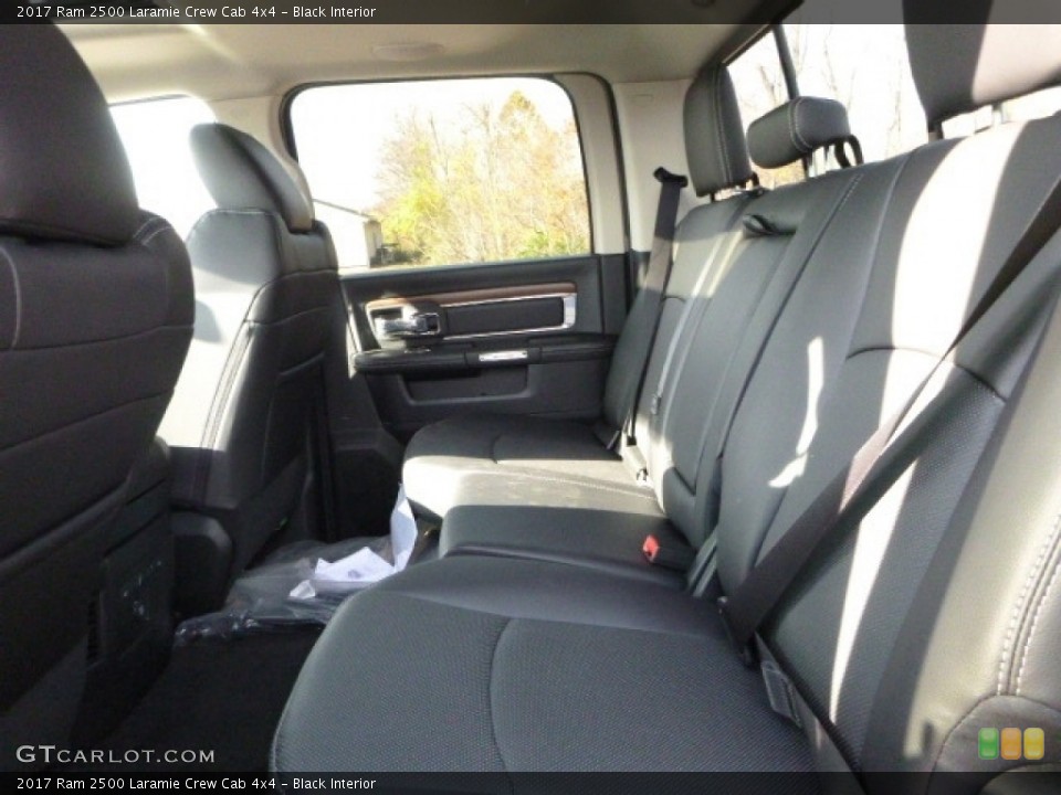 Black Interior Rear Seat for the 2017 Ram 2500 Laramie Crew Cab 4x4 #116895530