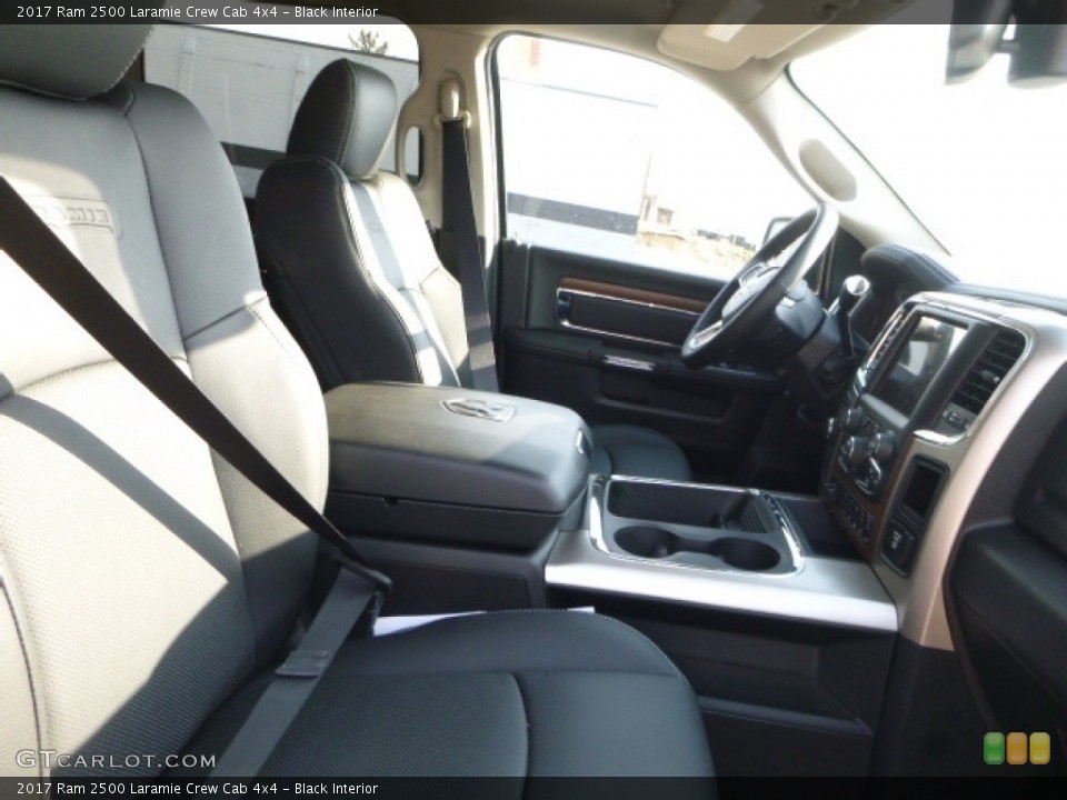 Black Interior Front Seat for the 2017 Ram 2500 Laramie Crew Cab 4x4 #116895578