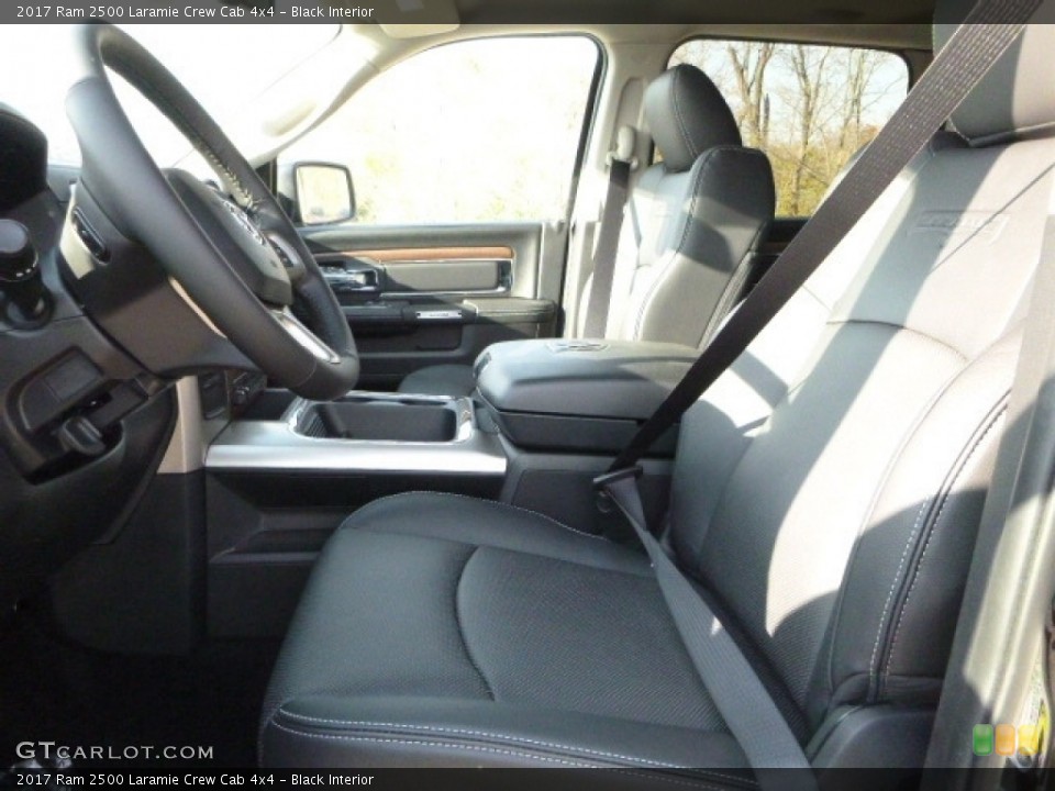 Black Interior Photo for the 2017 Ram 2500 Laramie Crew Cab 4x4 #116895623