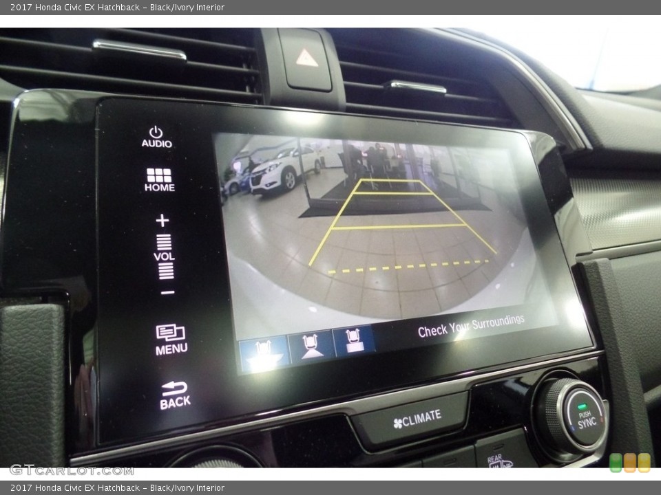 Black/Ivory Interior Controls for the 2017 Honda Civic EX Hatchback #116895704