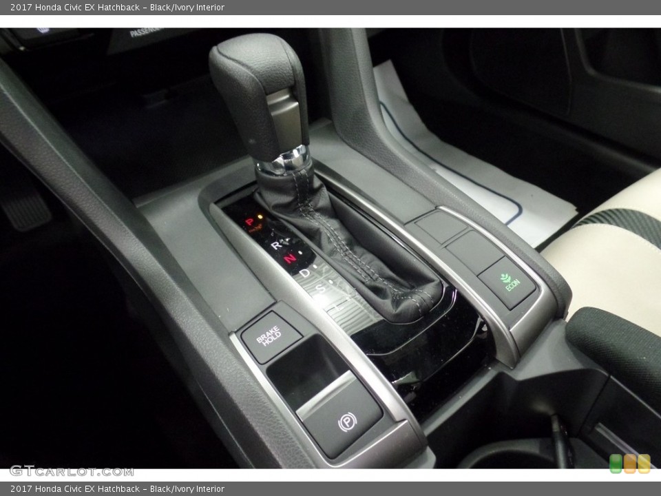 Black/Ivory Interior Transmission for the 2017 Honda Civic EX Hatchback #116895725