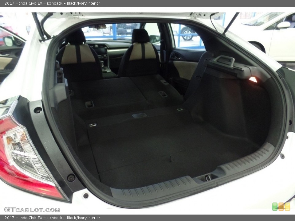 Black/Ivory Interior Trunk for the 2017 Honda Civic EX Hatchback #116895746