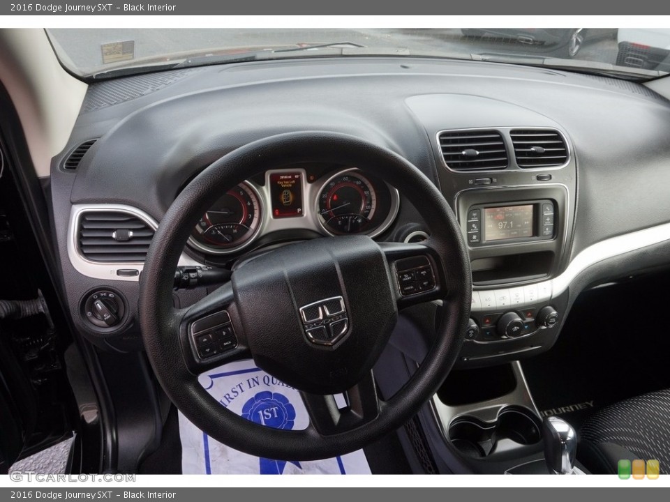 Black Interior Dashboard for the 2016 Dodge Journey SXT #116896919