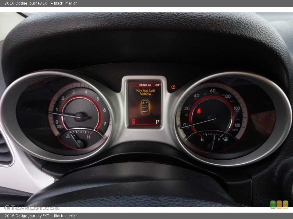 Black Interior Gauges for the 2016 Dodge Journey SXT #116896997