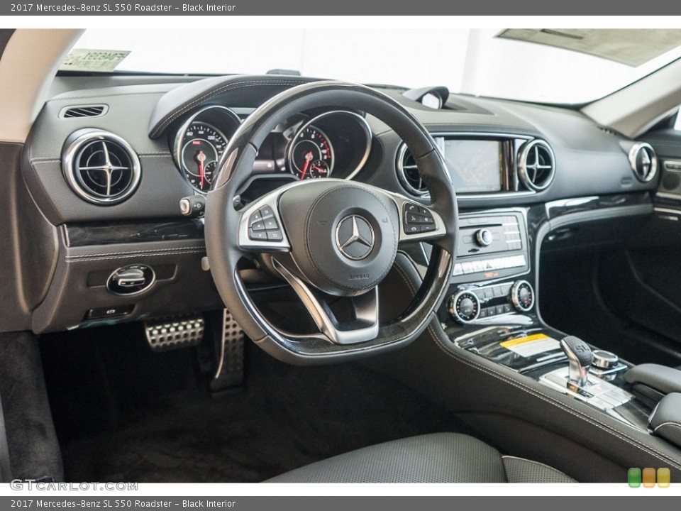 Black Interior Dashboard for the 2017 Mercedes-Benz SL 550 Roadster #116897189