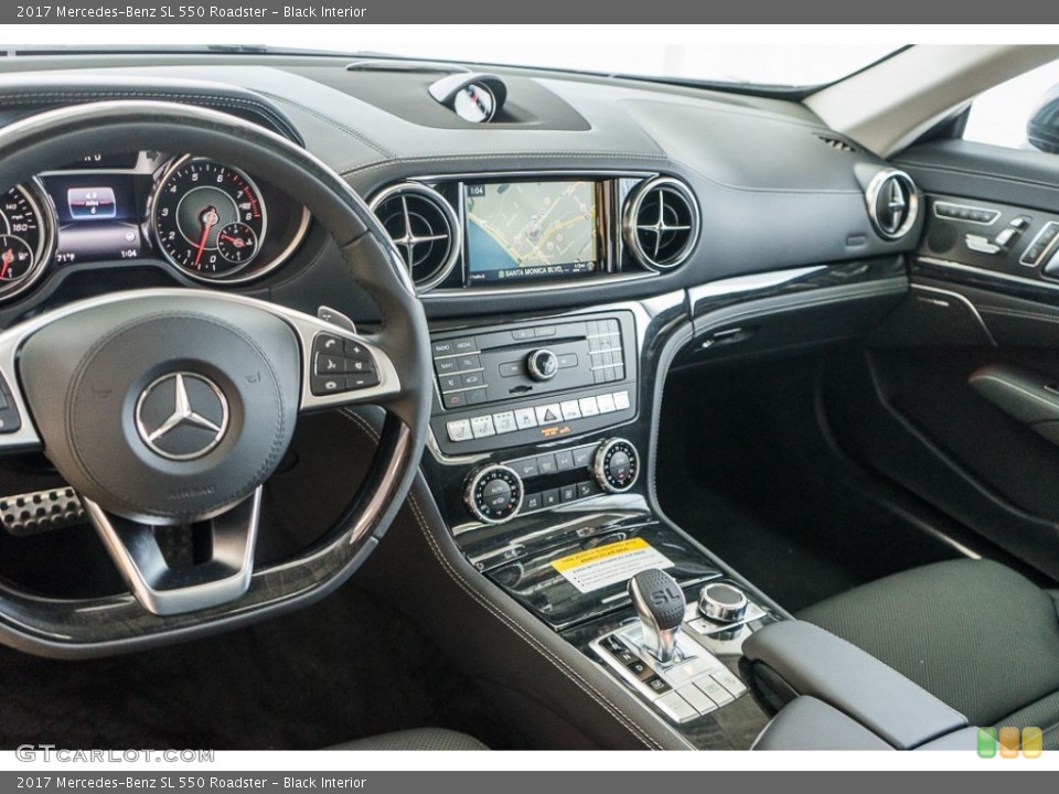 Black Interior Dashboard for the 2017 Mercedes-Benz SL 550 Roadster #116897195