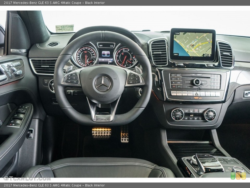 Black Interior Dashboard for the 2017 Mercedes-Benz GLE 63 S AMG 4Matic Coupe #116897336