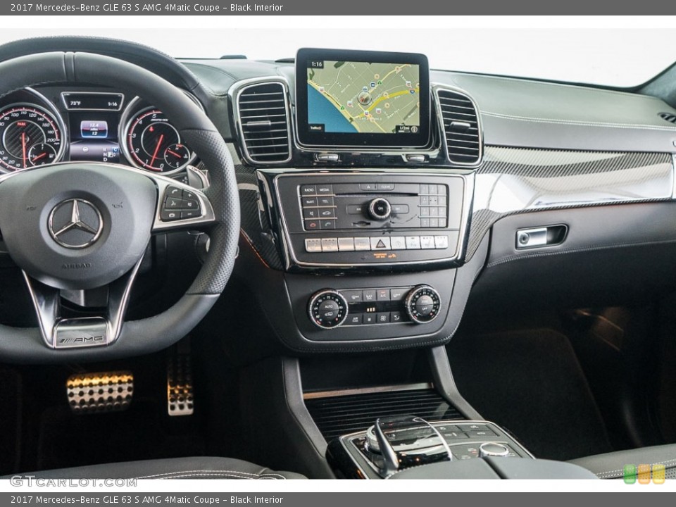 Black Interior Dashboard for the 2017 Mercedes-Benz GLE 63 S AMG 4Matic Coupe #116897345