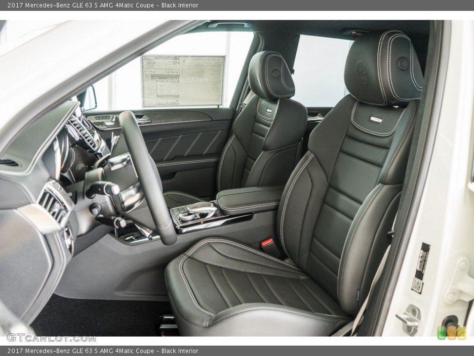 Black Interior Front Seat for the 2017 Mercedes-Benz GLE 63 S AMG 4Matic Coupe #116897351