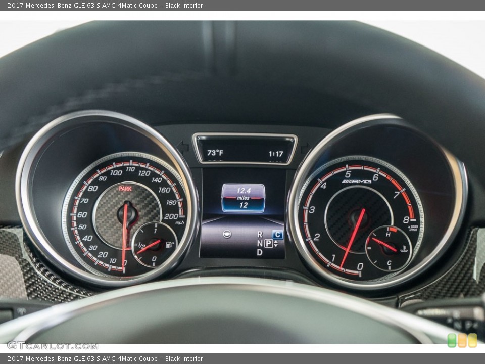 Black Interior Gauges for the 2017 Mercedes-Benz GLE 63 S AMG 4Matic Coupe #116897438