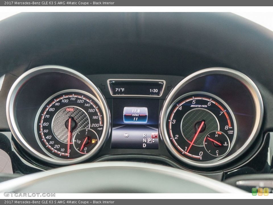 Black Interior Gauges for the 2017 Mercedes-Benz GLE 63 S AMG 4Matic Coupe #116897564