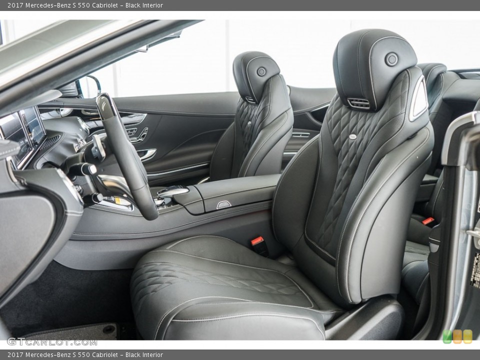 Black Interior Photo for the 2017 Mercedes-Benz S 550 Cabriolet #116897708