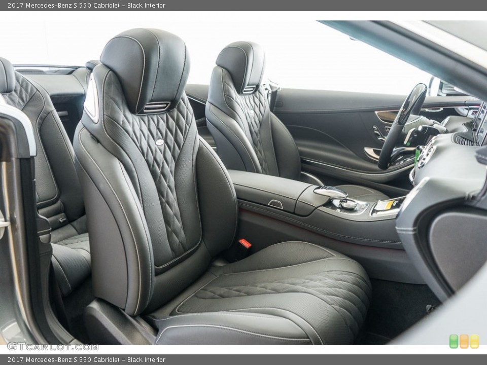 Black Interior Photo for the 2017 Mercedes-Benz S 550 Cabriolet #116897747