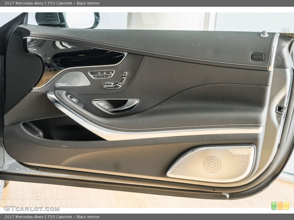 Black Interior Door Panel for the 2017 Mercedes-Benz S 550 Cabriolet #116897825
